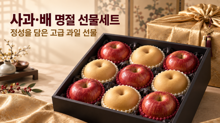 명절 혼합 과일선물세트 사과·배 추석 설날 선물
