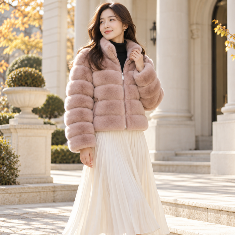 라뷰드 루즈핏 물결 페이크 퍼 집업 숏코트｜3만원대 겨울 코디, 구매 전 확인할 점